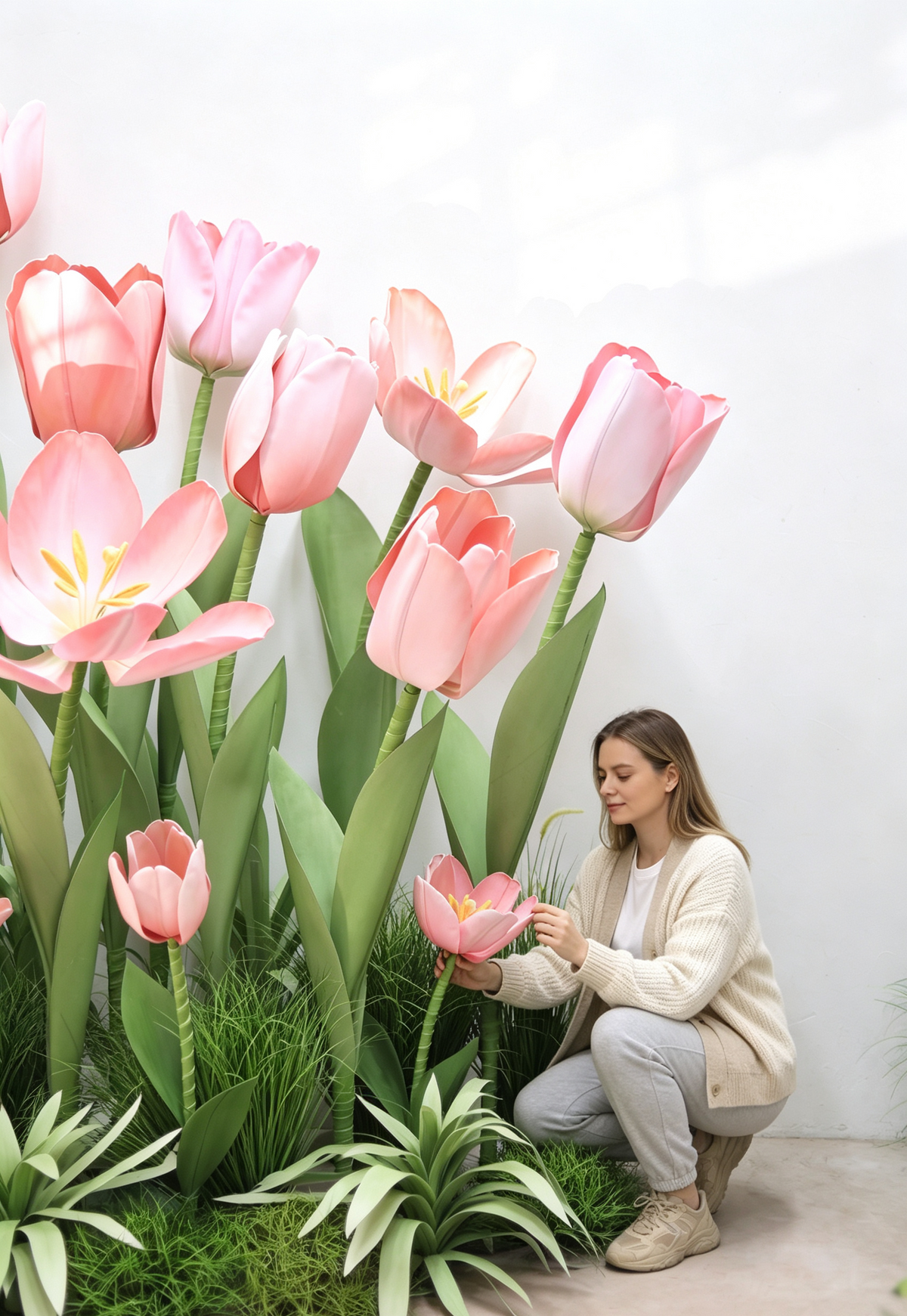 Artificial Flowers Home Decor tulip