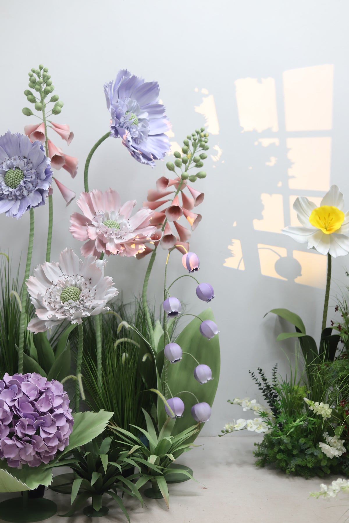 Artificial Flowers Home Decor Scabiosa