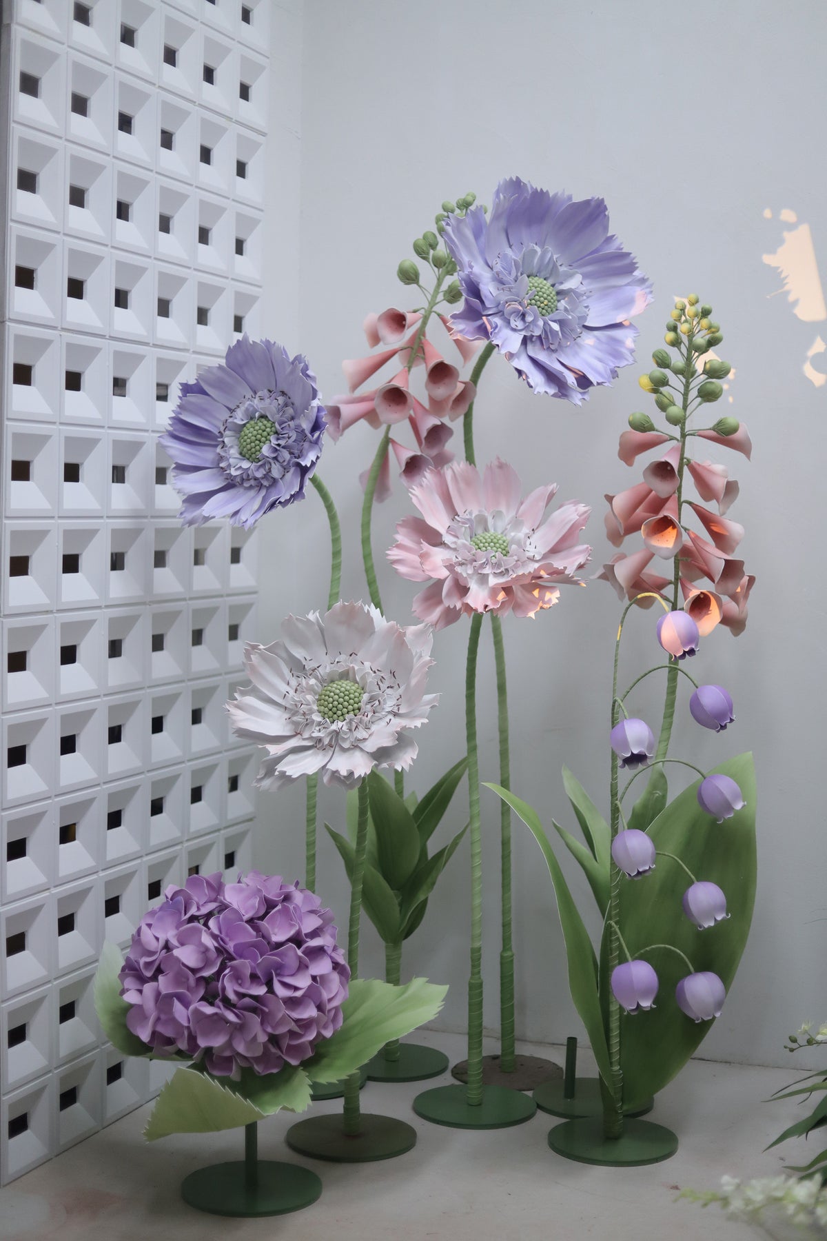 Artificial Flowers Home Decor Scabiosa