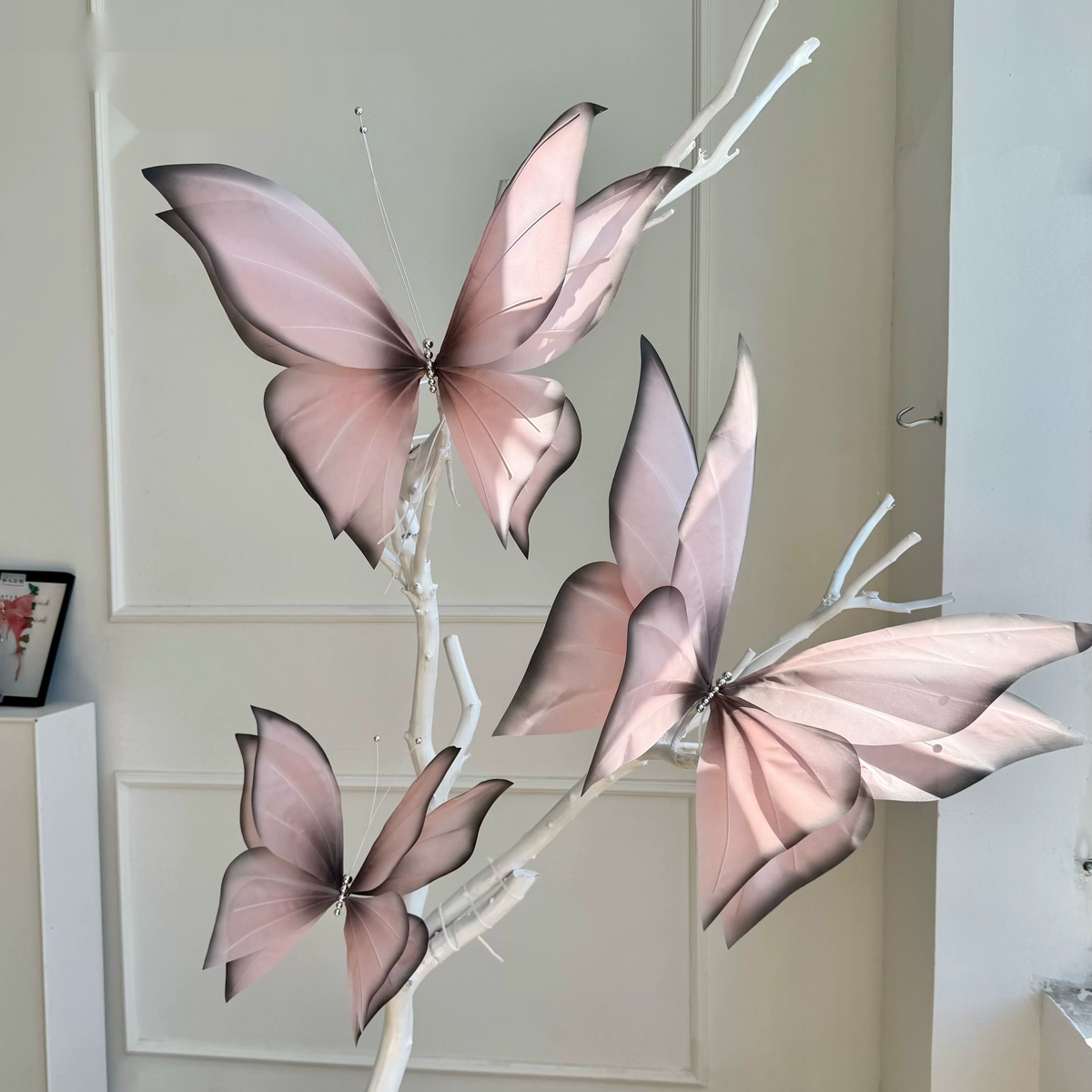 Large Paper Butterfly Flower Art6