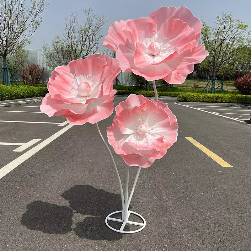 Giant Artificial Flowers Poppy