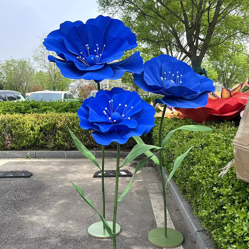Giant Artificial Flowers Poppy
