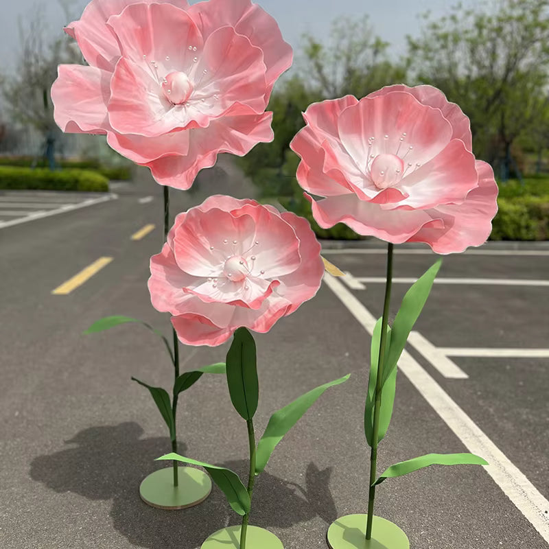 Giant Artificial Flowers Poppy