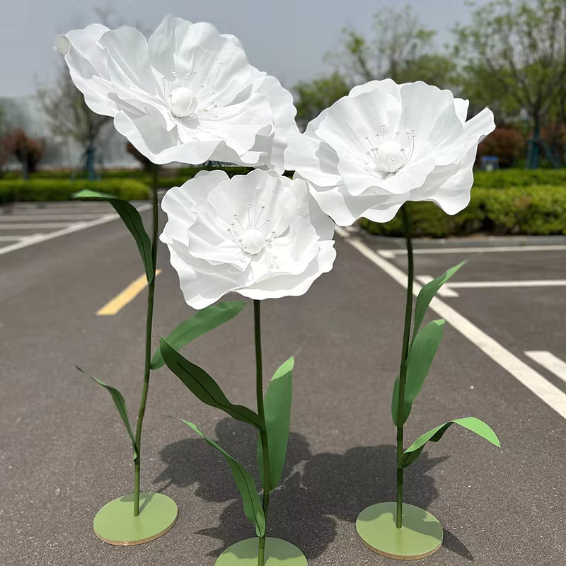 Giant Artificial Flowers Poppy