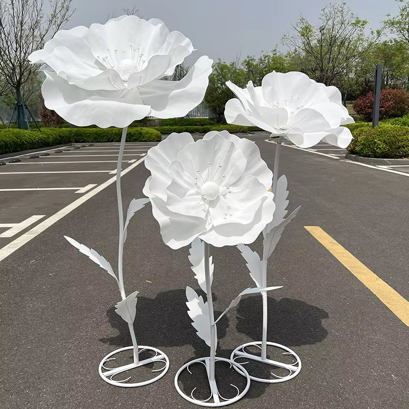 Giant Artificial Flowers Poppy